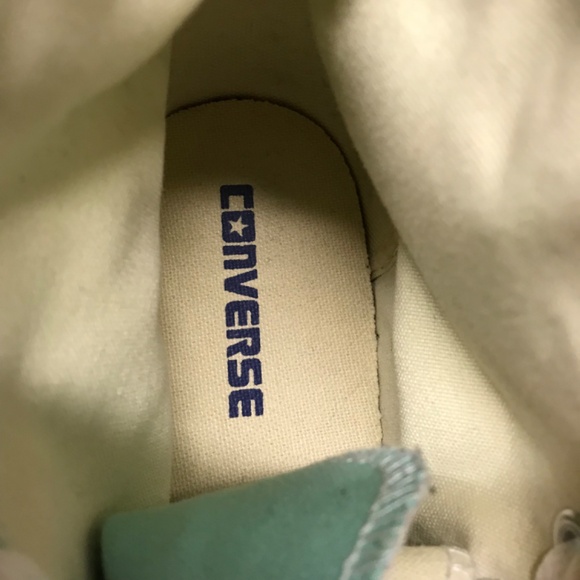 Y2K Converse Chuck Taylor All Star Mint Green High Tops Women's 9 - Picture 8 of 11